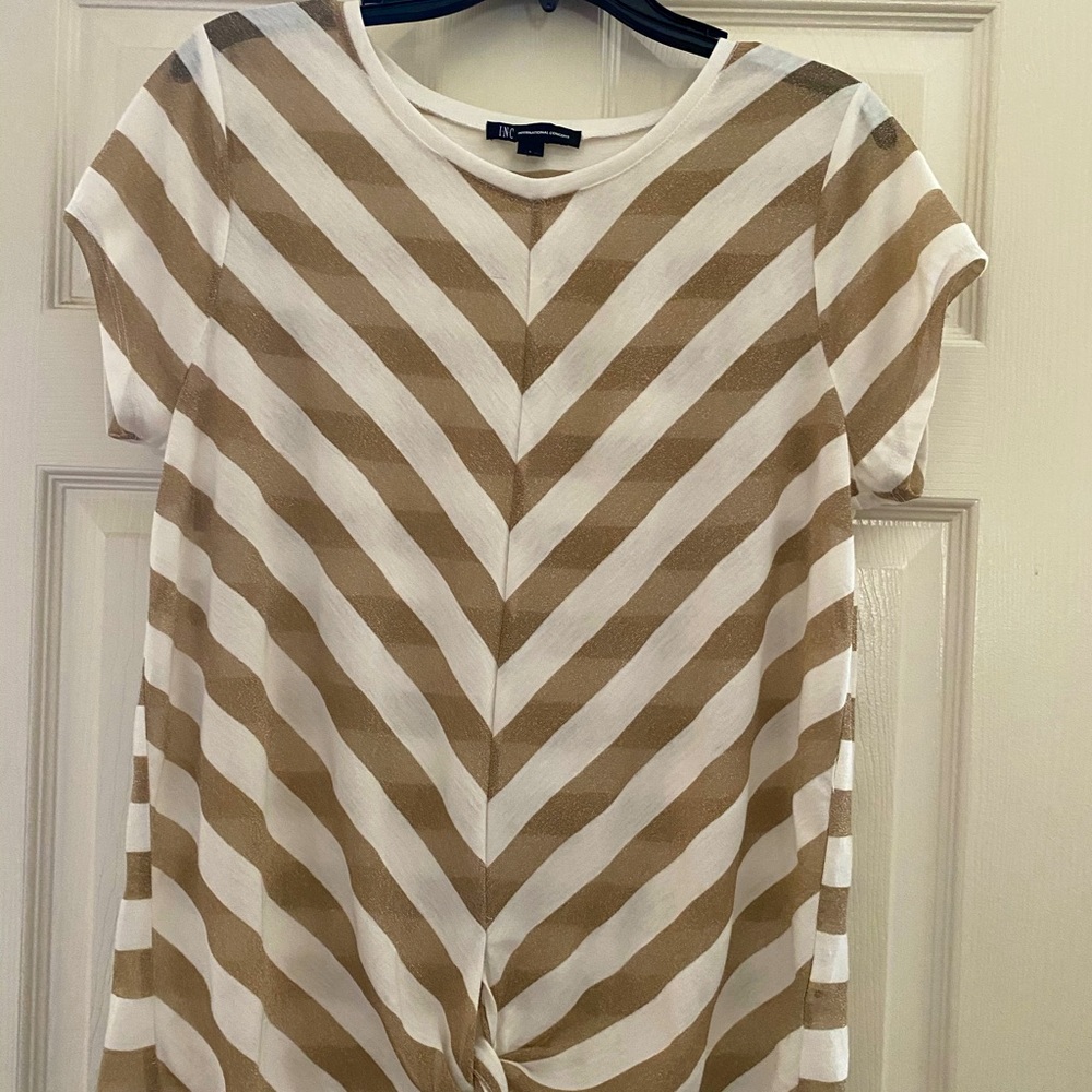 INC International Concepts Sheer Summer top